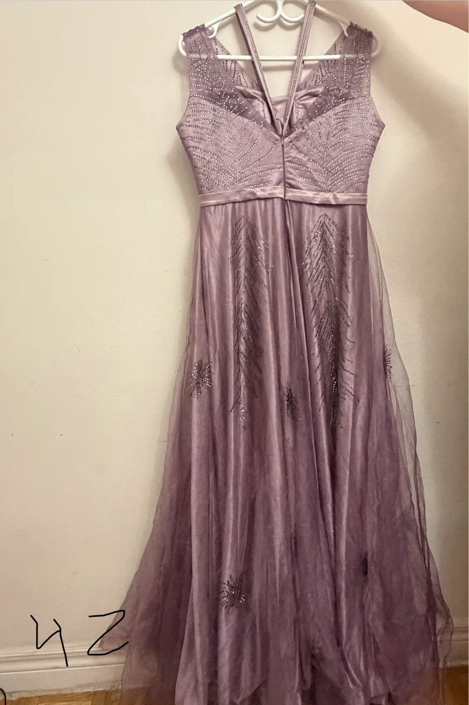 Lavender Embellished Maxi Dress - photo 2