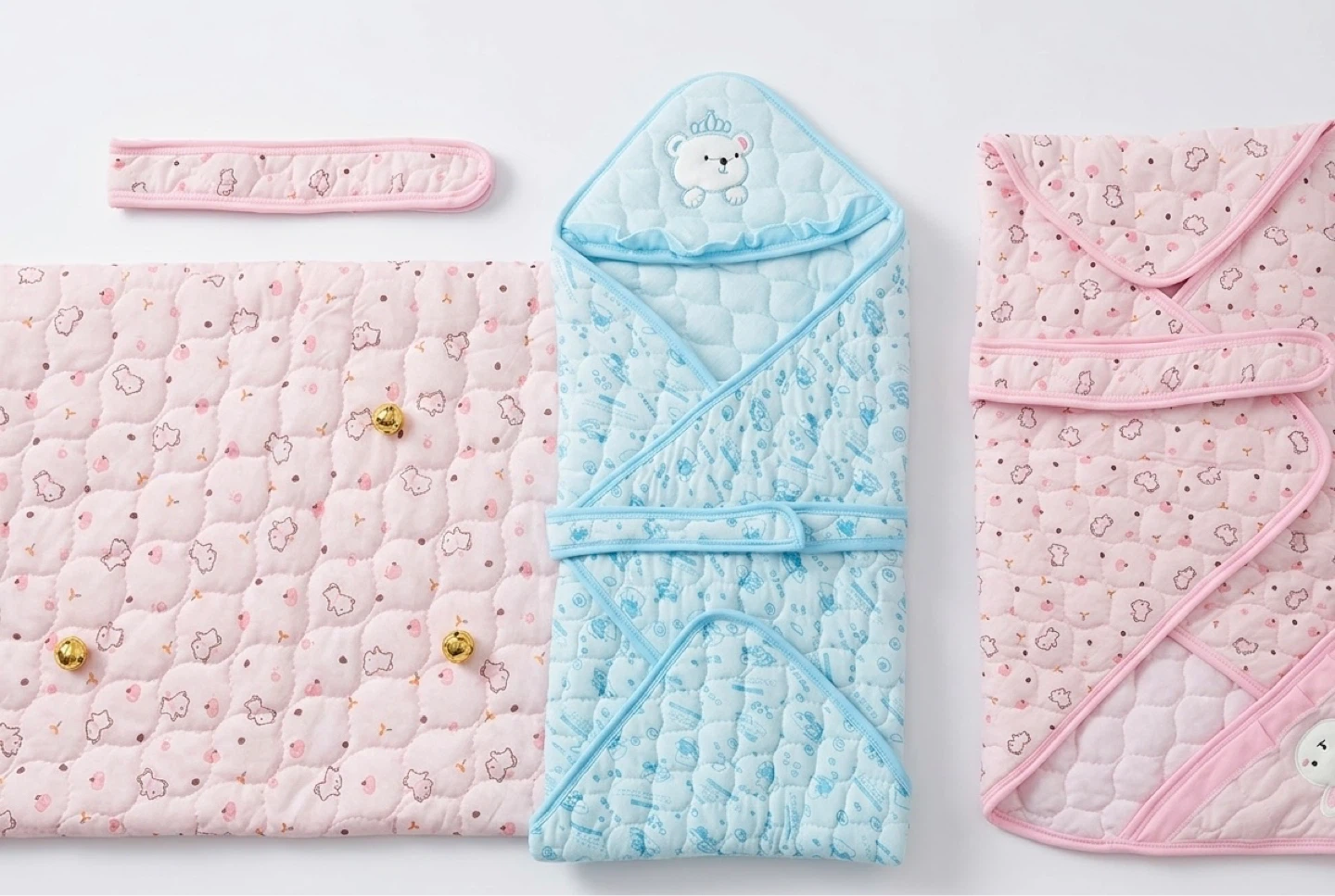 Baby Swaddle Blanket with Hood - photo 2