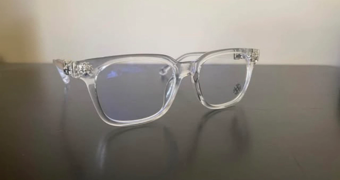 Chrome Hearts Clear Frame Blue Light Glasses - photo 4