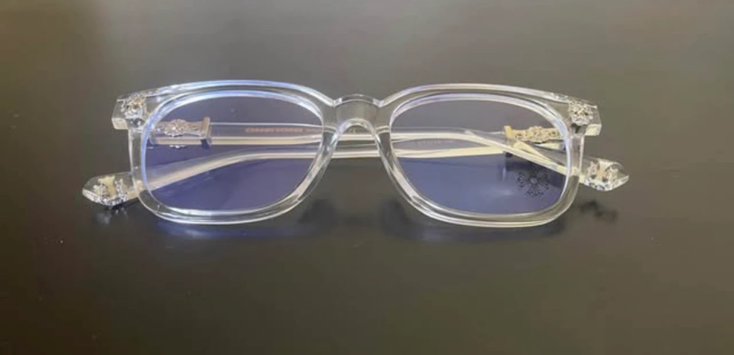 Chrome Hearts Clear Frame Blue Light Glasses - photo 3