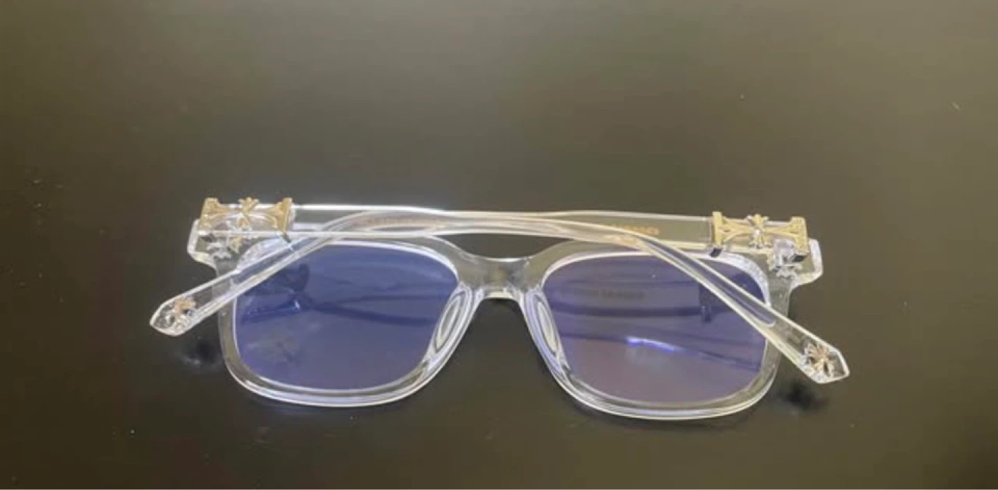 Chrome Hearts Clear Frame Blue Light Glasses - photo 2