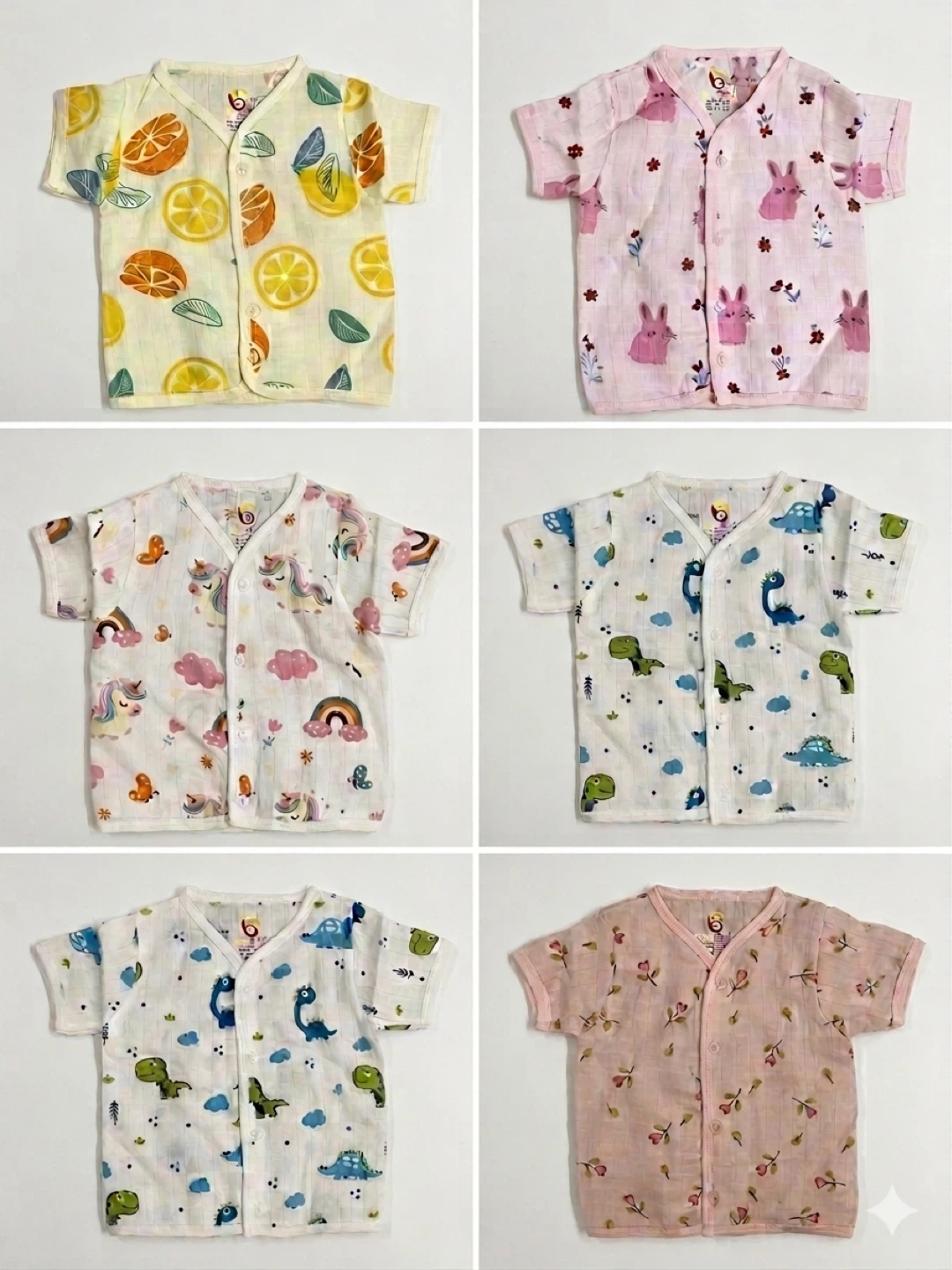 BerryBaby Short Sleeve Baby Onesie - Multiple Prints - photo 5