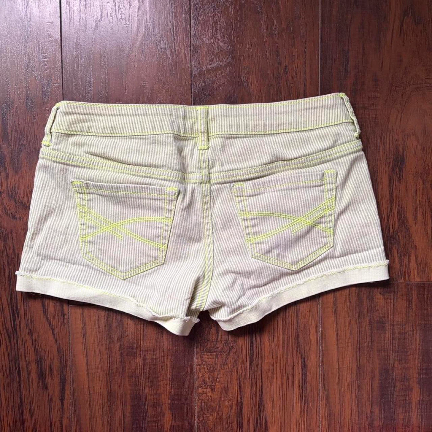 Aeropostale Striped Denim Shorts - photo 2