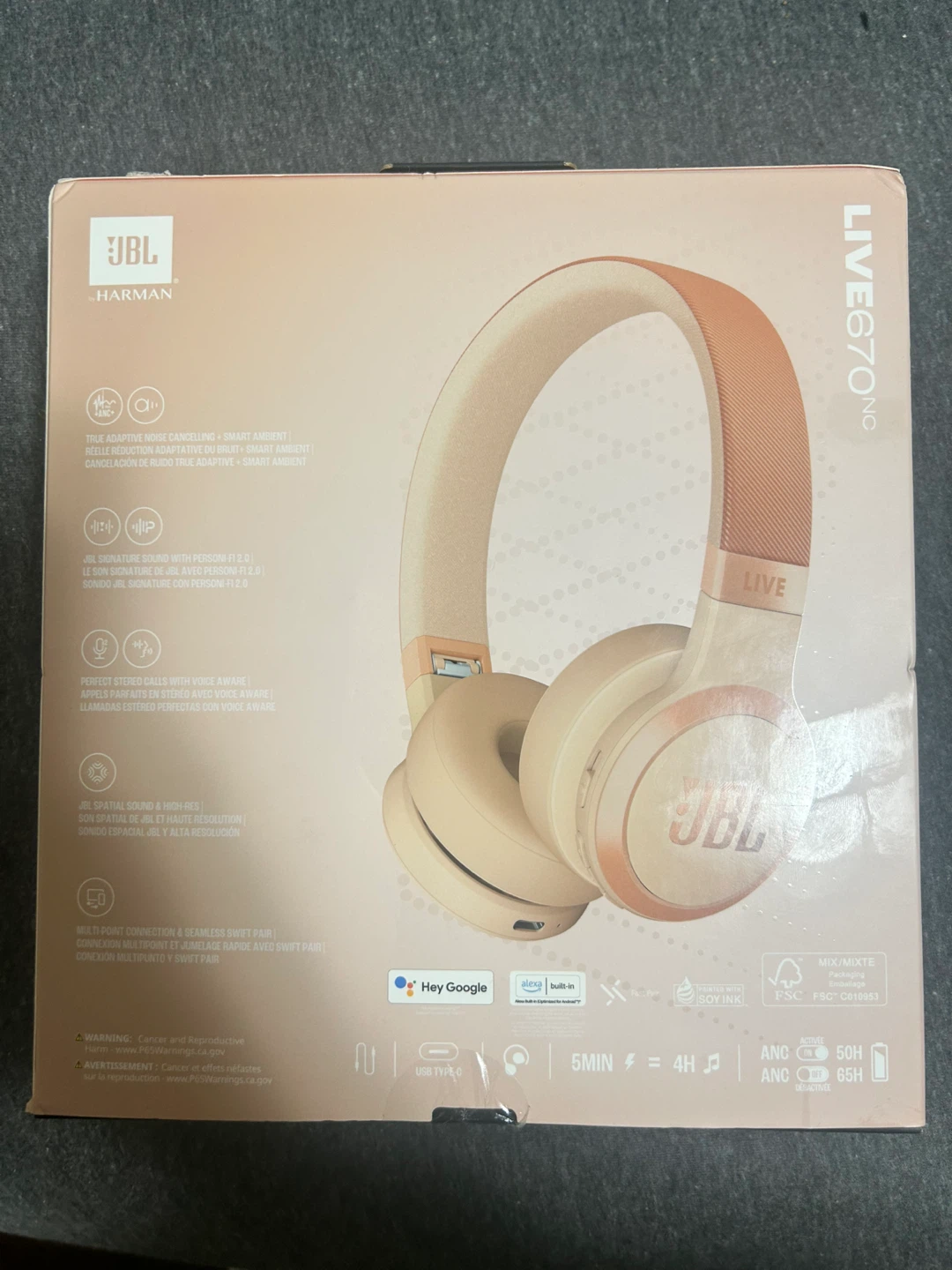 JBL LIVE 670NC Wireless Headphones - photo 2