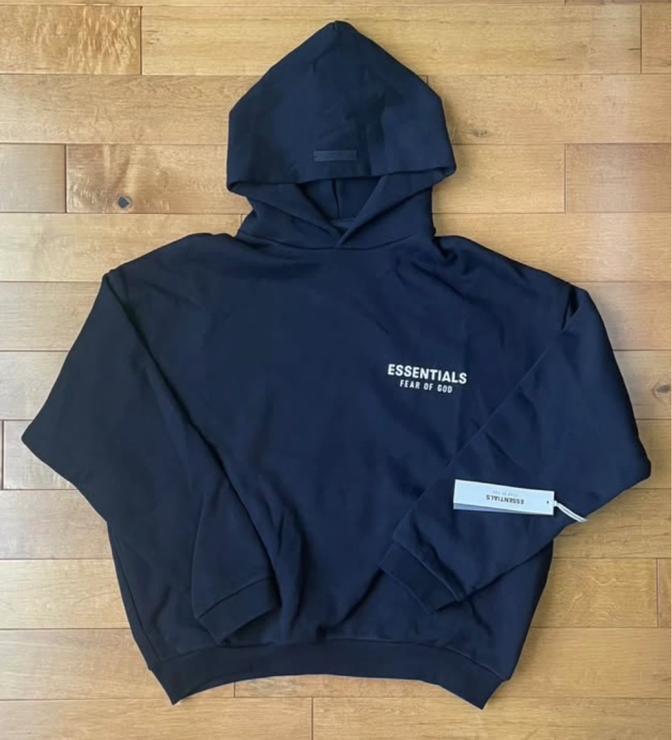 ESSENTIALS FEAR OF GOD Black Hoodie