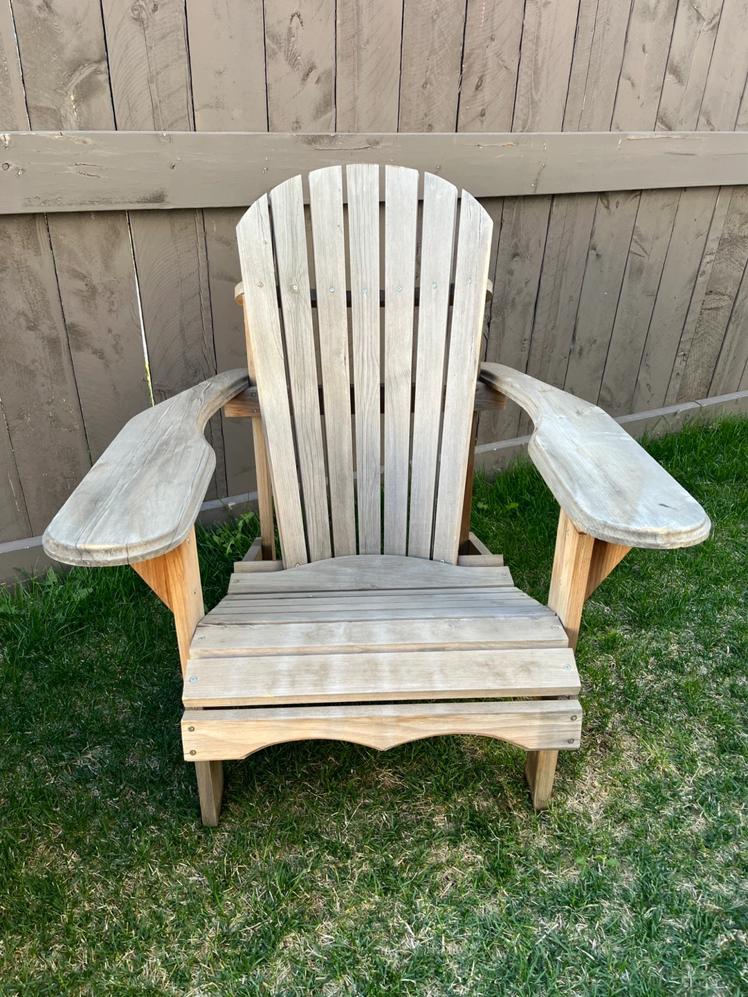 2 Wooden Adirondack Chairs - photo 2