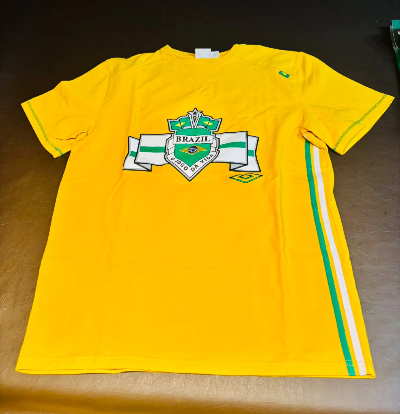 New Umbro Brazil Soccer Medium T-Shirt