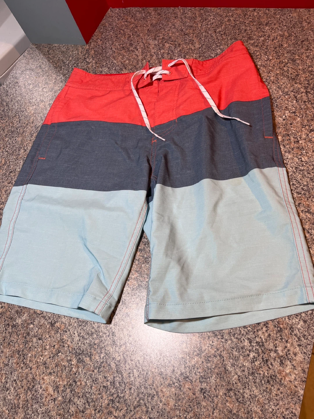 Goodfellow & Co Men's Striped Board Shorts Size 28