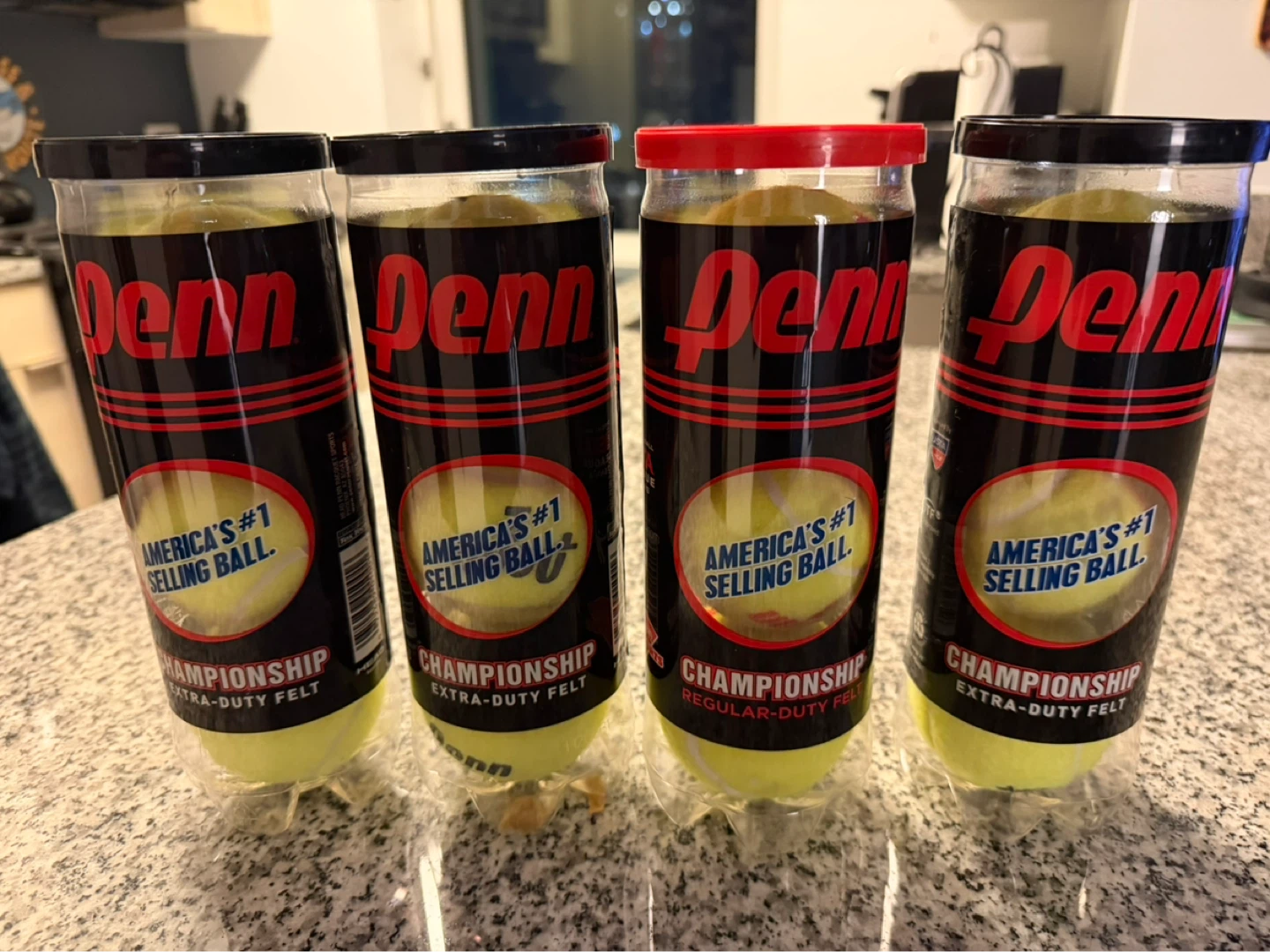 Penn Championship Tennis Balls - 4 Can Pack