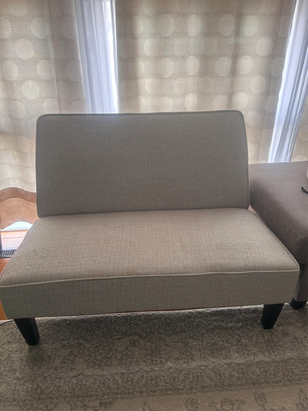 Light Grey Loveseat - photo 5