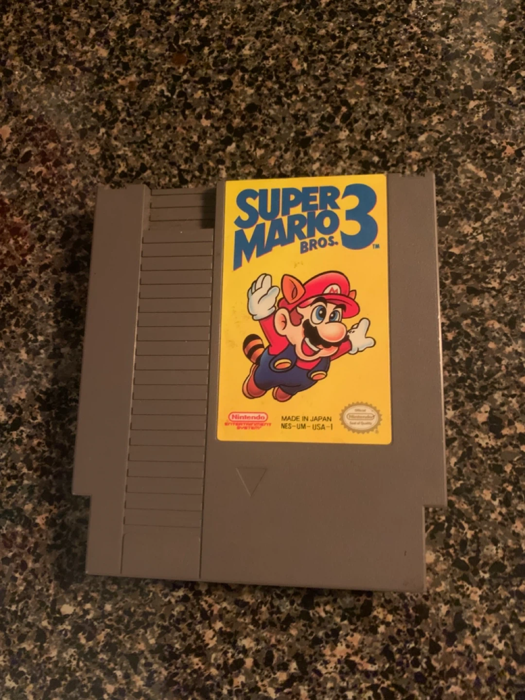 Super Mario Bros. 3 NES Game Cartridge