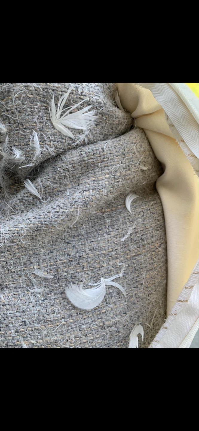 Set of 2 Feathers Cushions w/ Free Extra Sets of Cushions Covers - photo 5