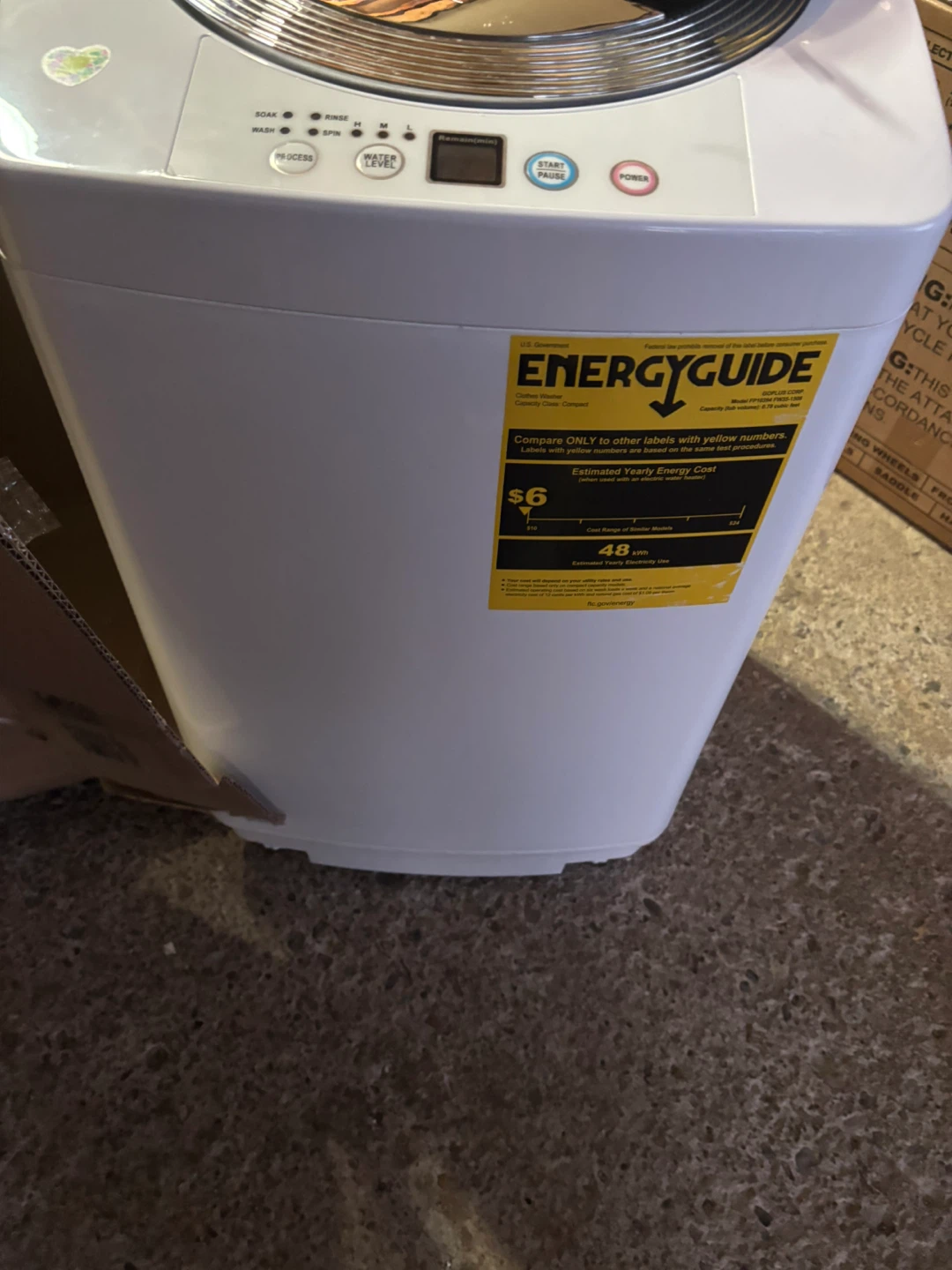Compact Washing Machine with Hoses - photo 2