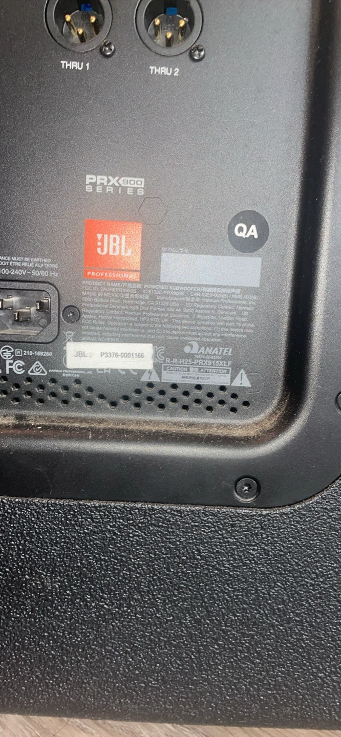 JBL PRX900 Series Powered Subwoofer - photo 5