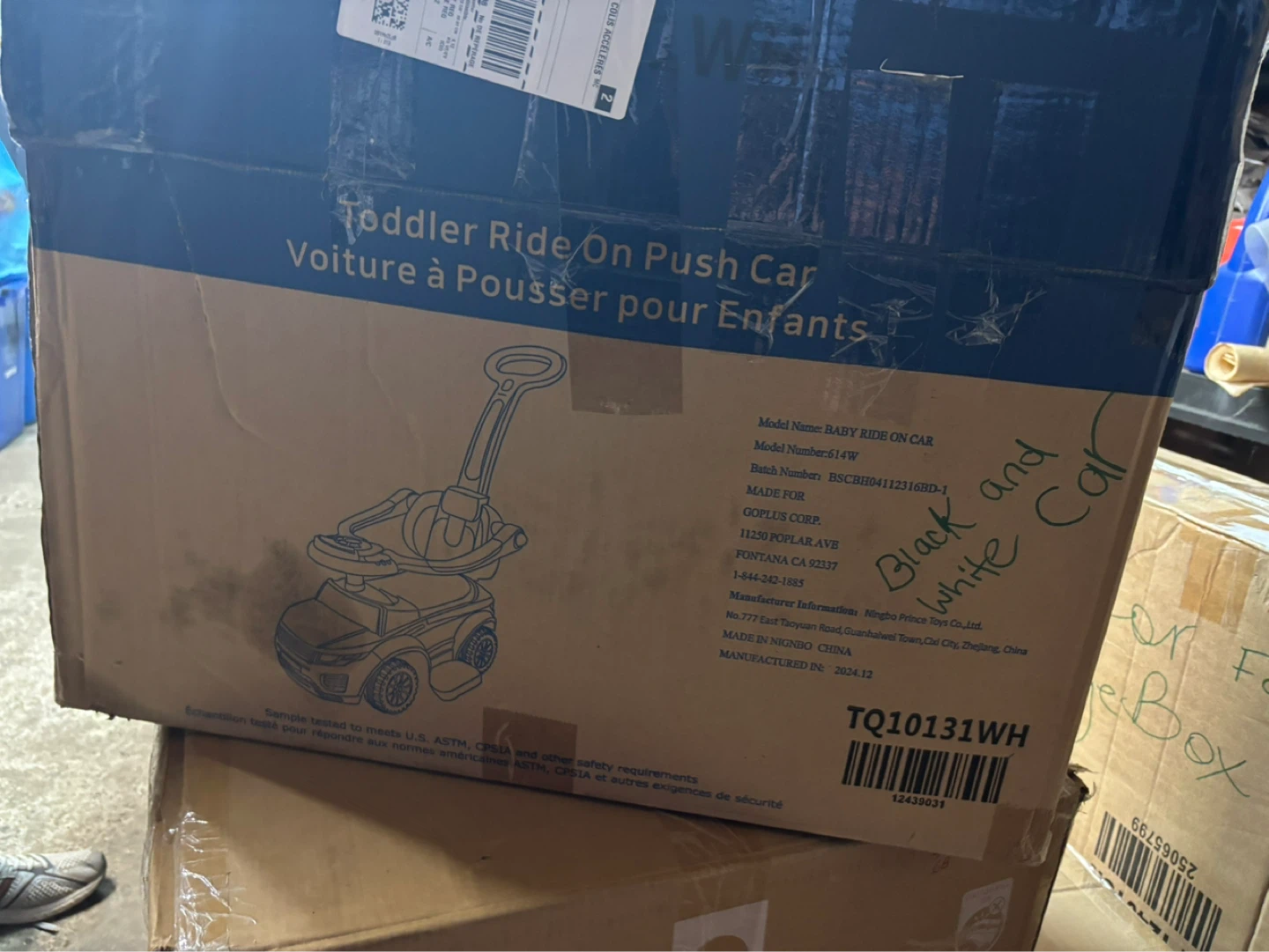 Toddler Ride On Push Car