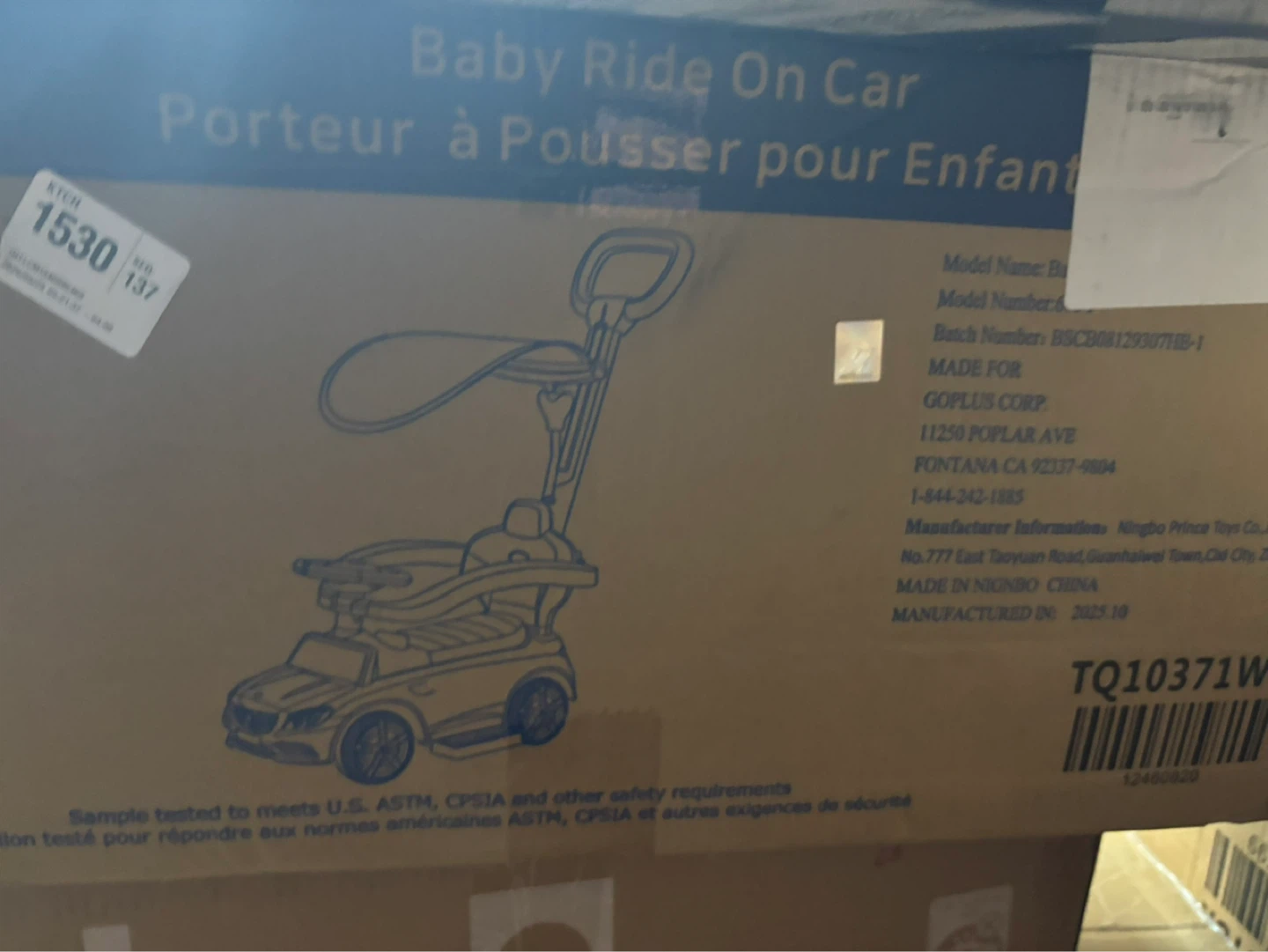 Baby Ride On Car