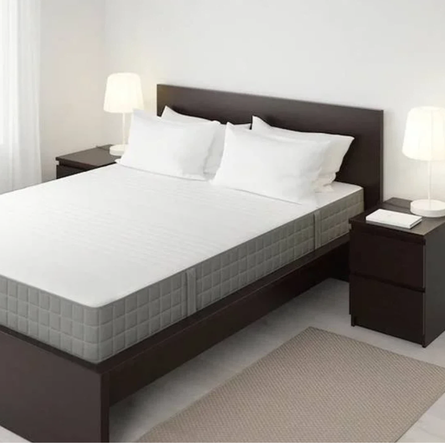 IKEA HAUGSVÄR Queen Hybrid Mattress – Excellent Condition - photo 4