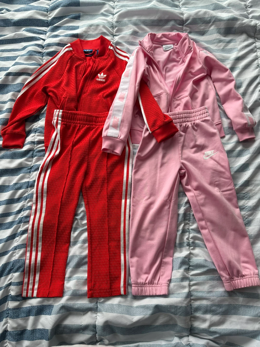 Kids Adidas and Nike Tracksuits