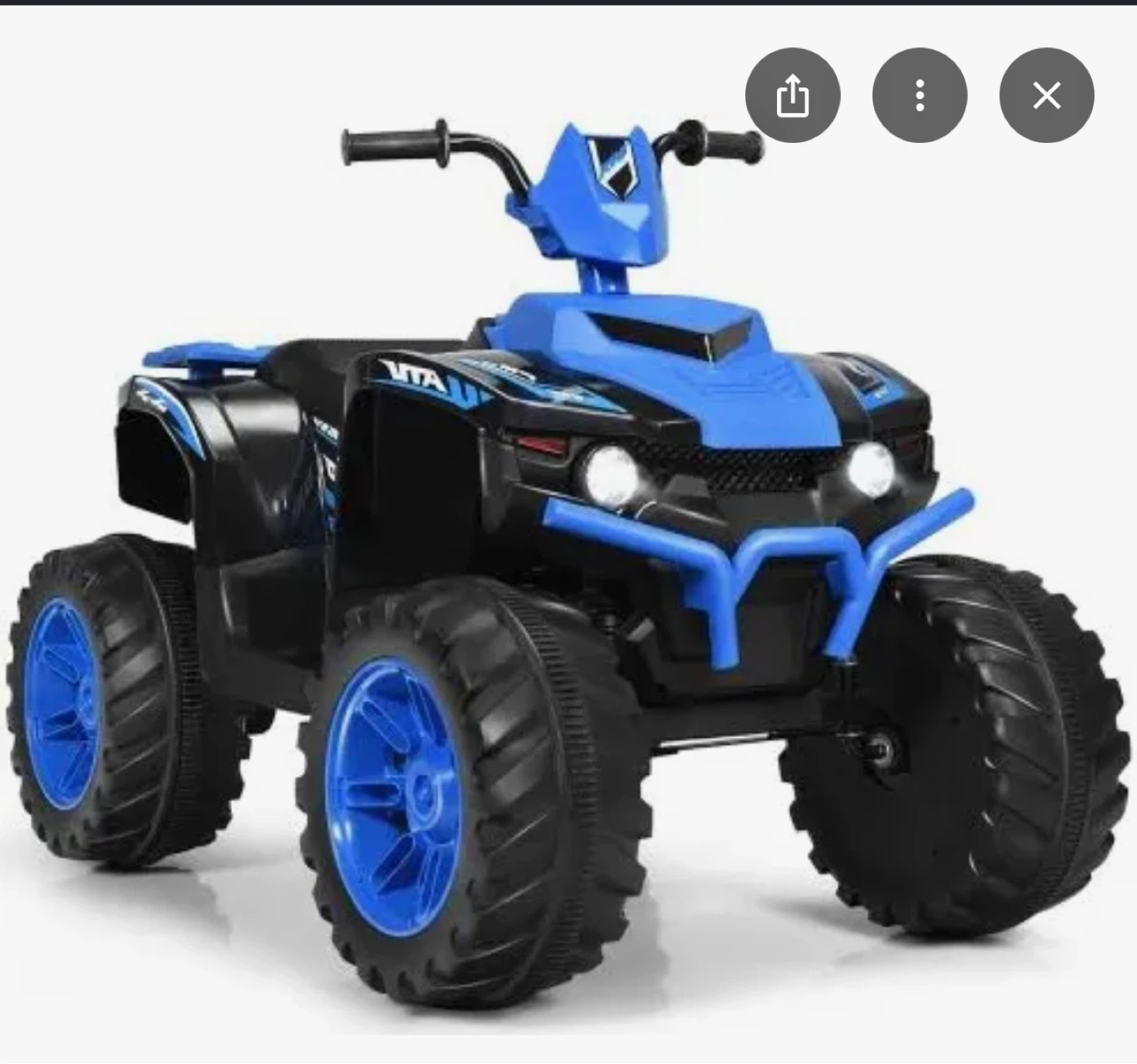 Kids Ride-on ATV - Blue - photo 3
