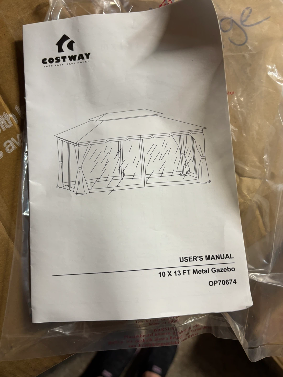 Costway 10 X 13 FT Metal Gazebo - photo 2