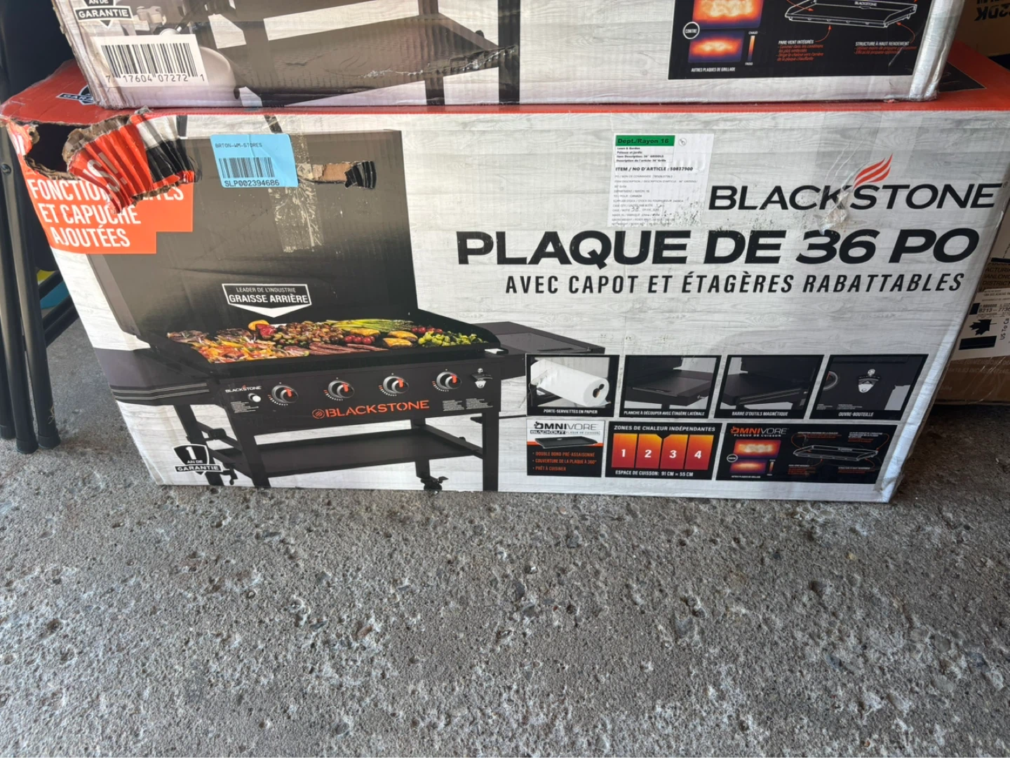 Blackstone 36" Griddle with Hood and Folding Shelves - photo 2