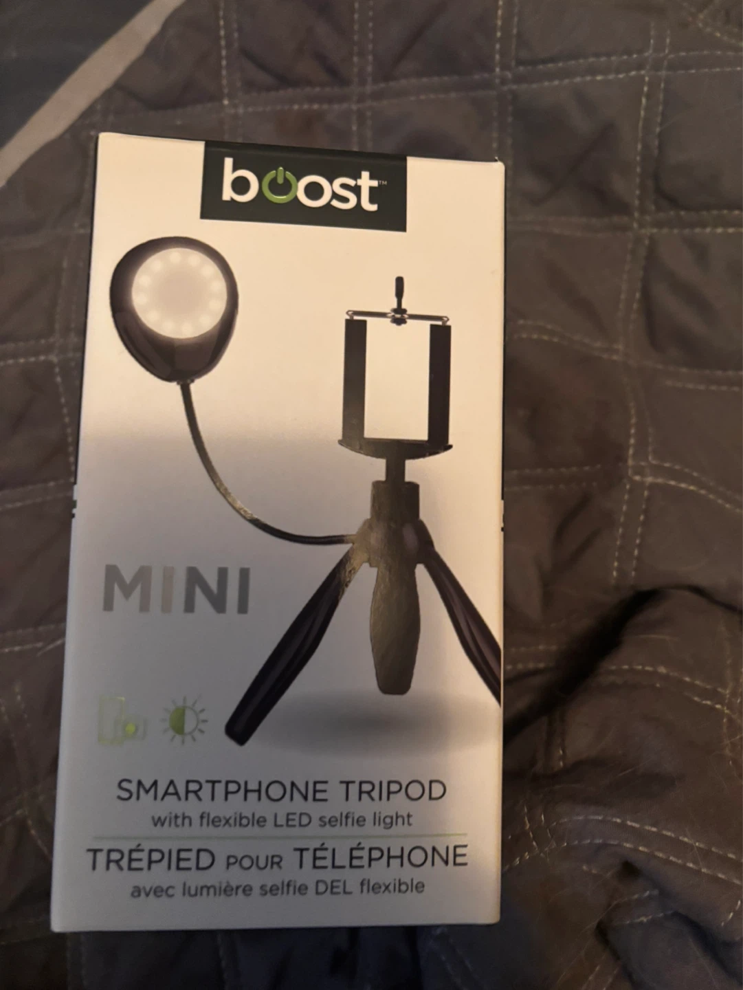 Boost Mini Smartphone Tripod with LED Selfie Light