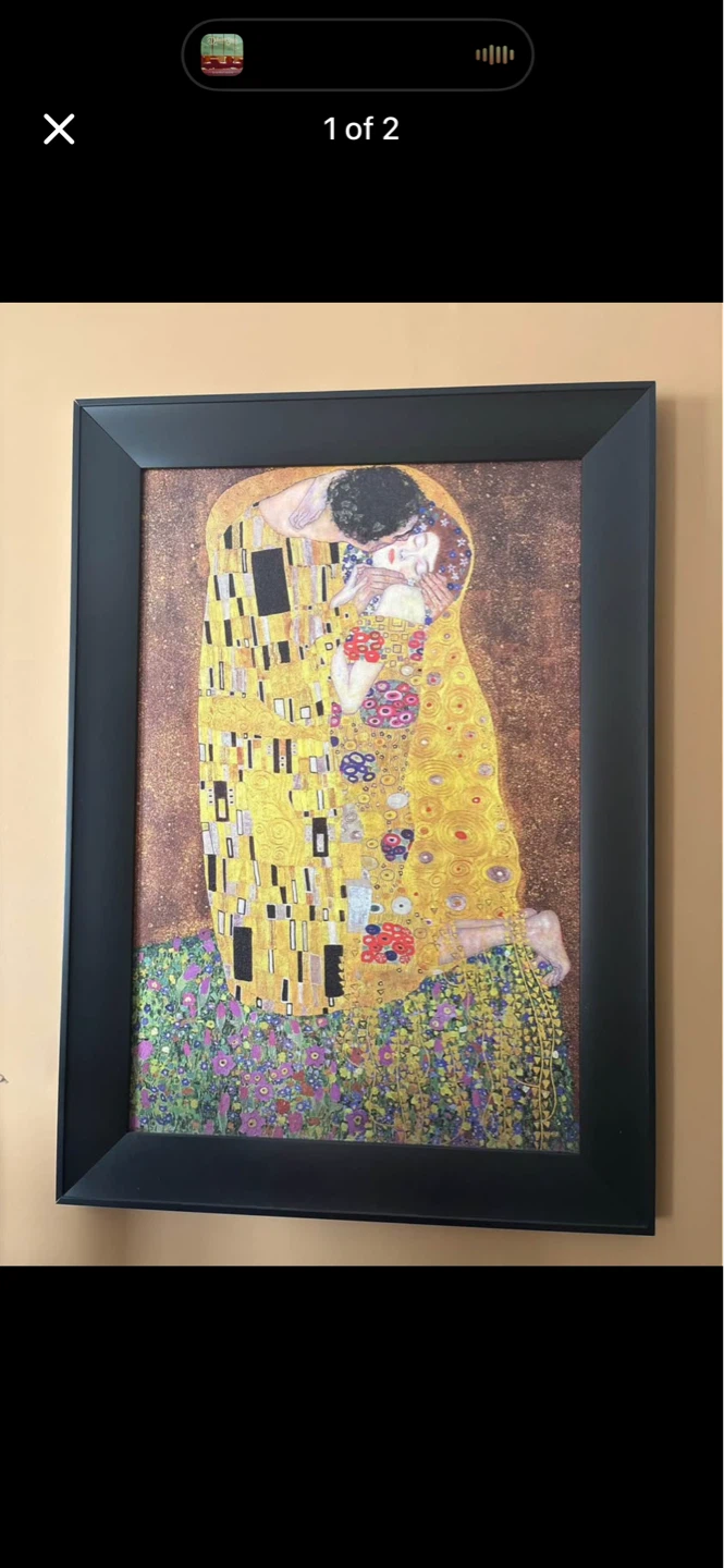 The Kiss Framed Art Print - photo 2