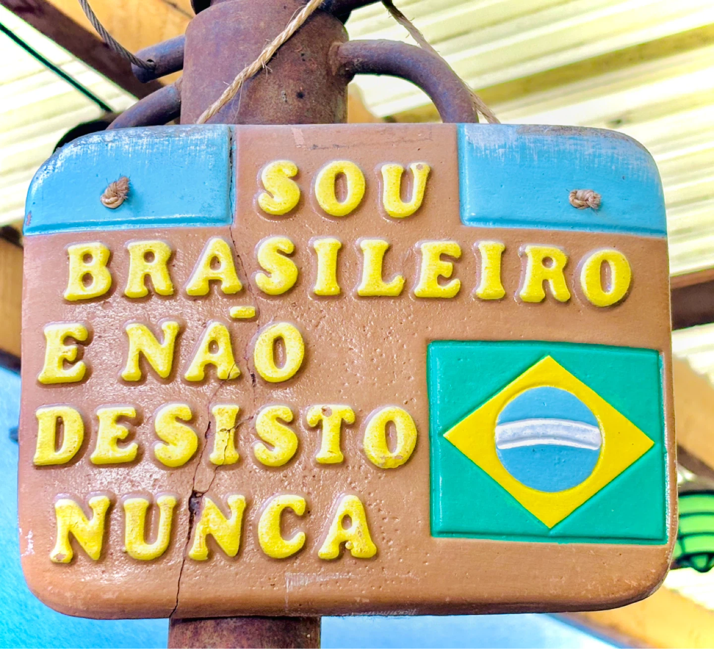 Brazilian Terracotta Wall  Plaque