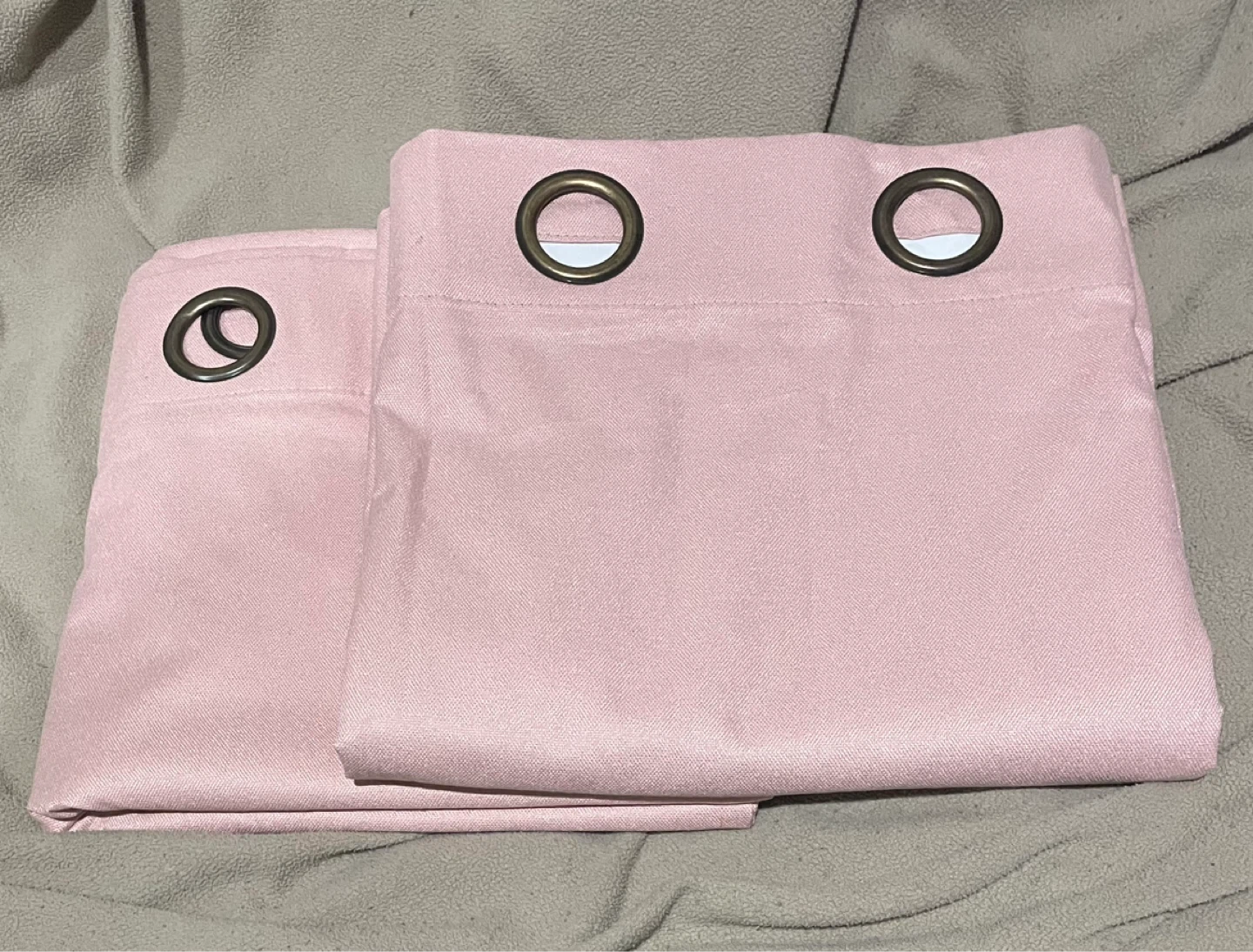 BRAND NEW Blackout Pink Grommet Curtains (Set of 2) L-102” W-52” - photo 2