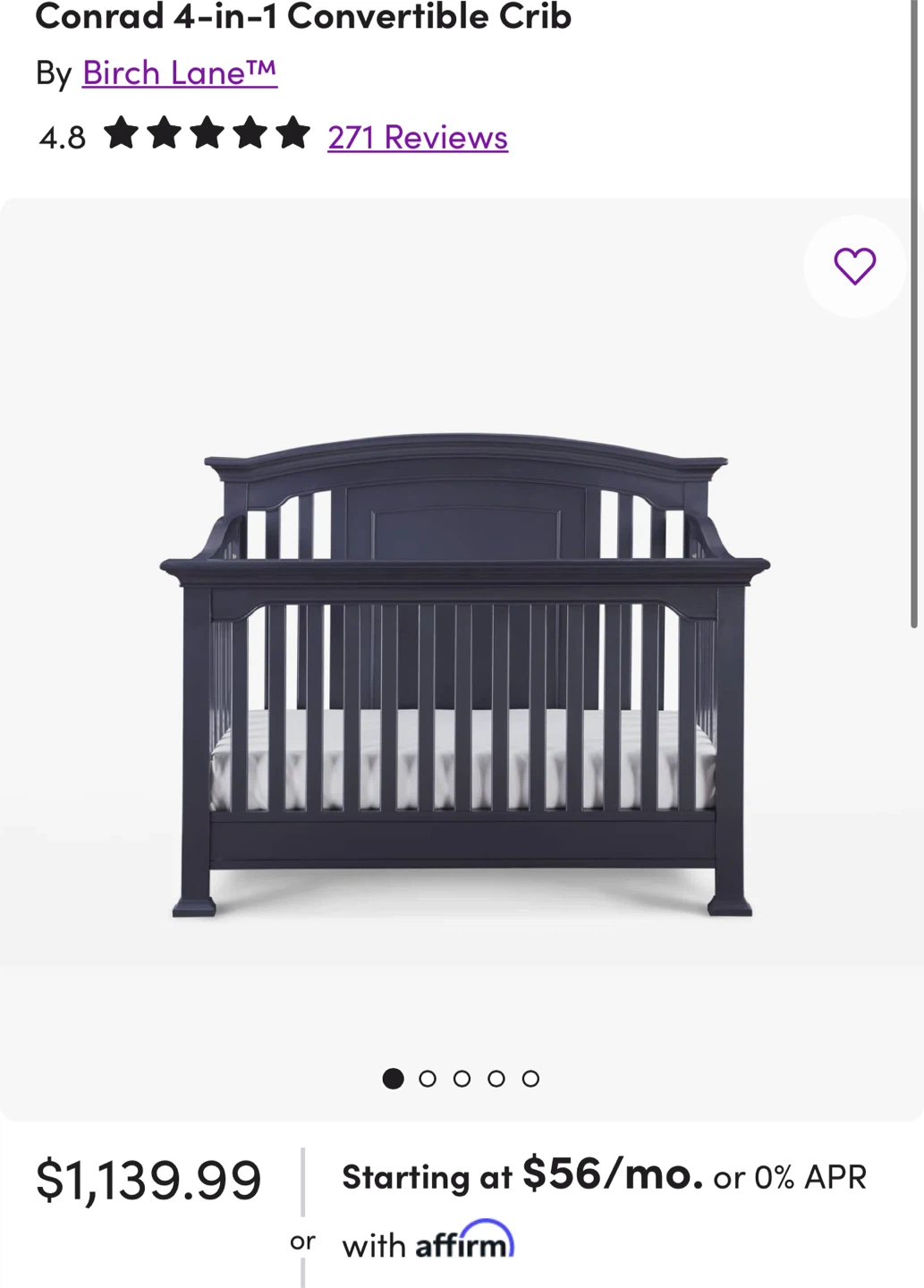 Crib. Solid Wood. - photo 5