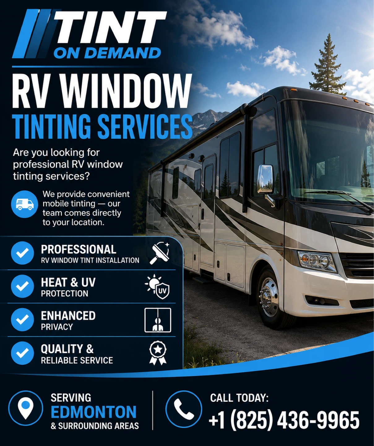 RV - Motor Home Tint