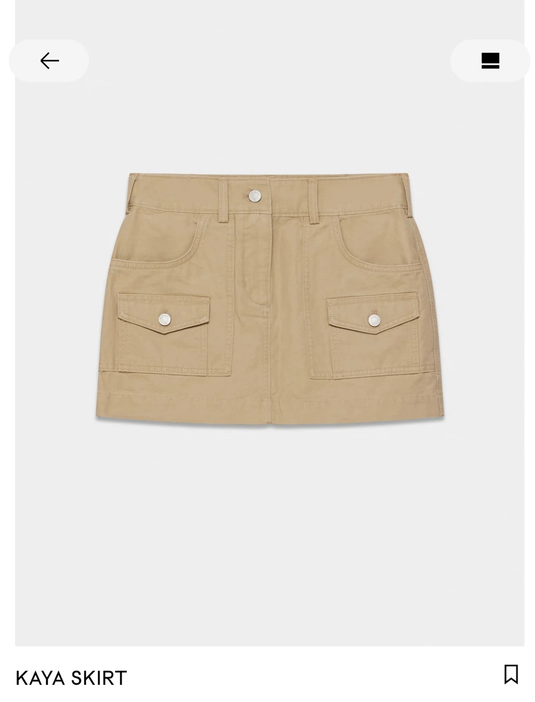 Aritzia Kaya Skirt