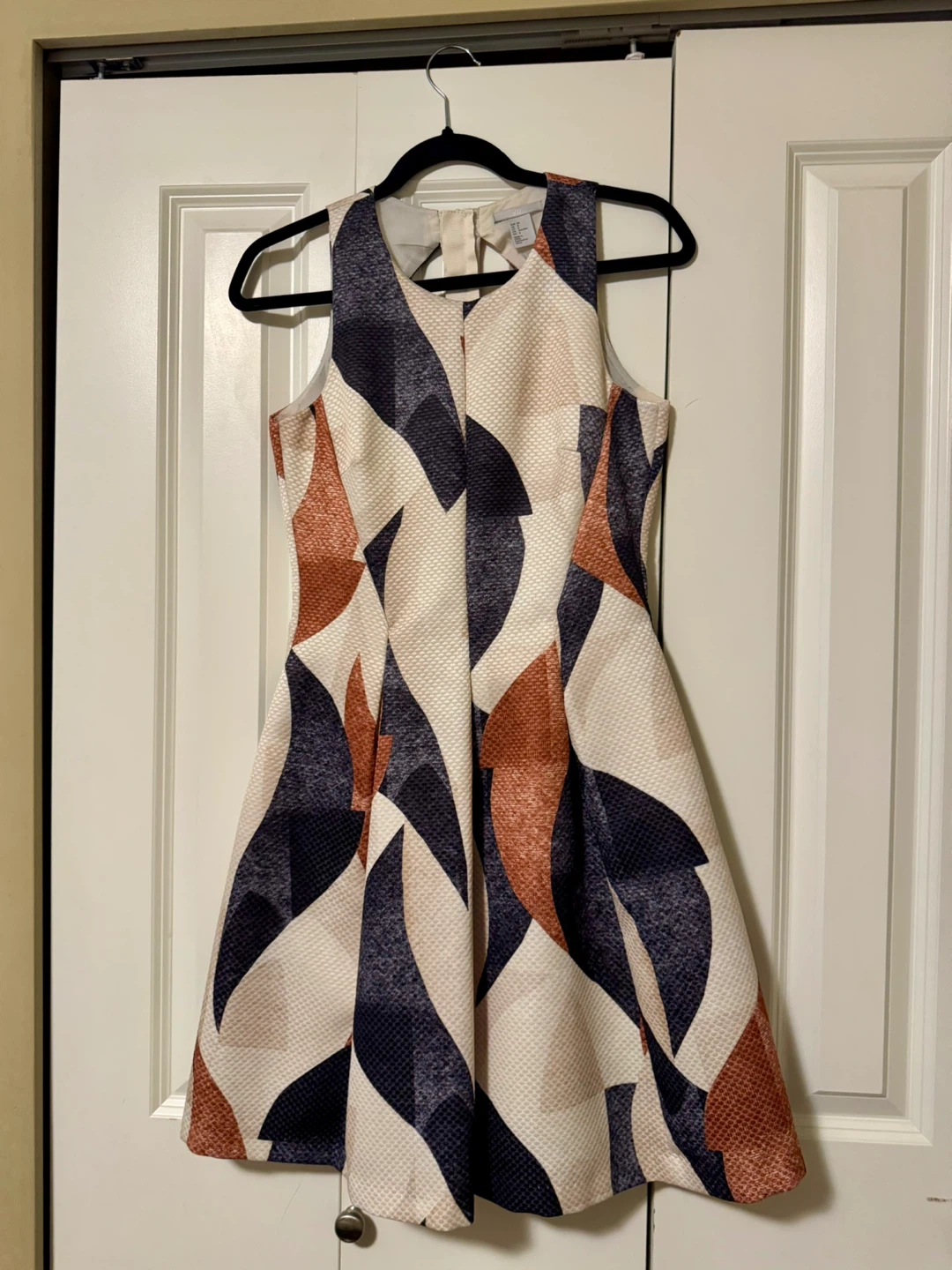 Women's Geometric Print A-Line Dress