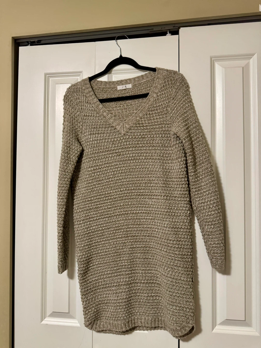 Loft Long Sleeve Knit Sweater Dress