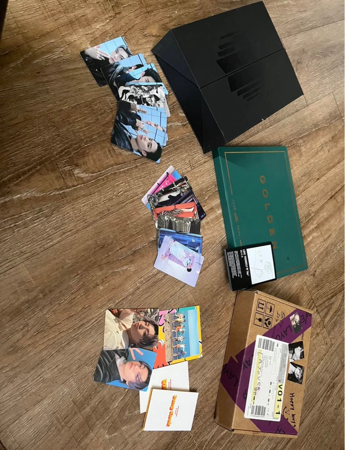 BTS jungkook golden album, bts proof, bts v layover