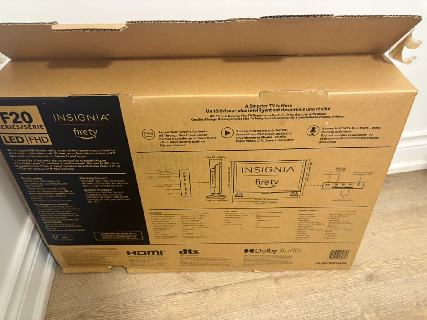 Insignia F20 Series 24" LED FHD Fire TV - photo 3