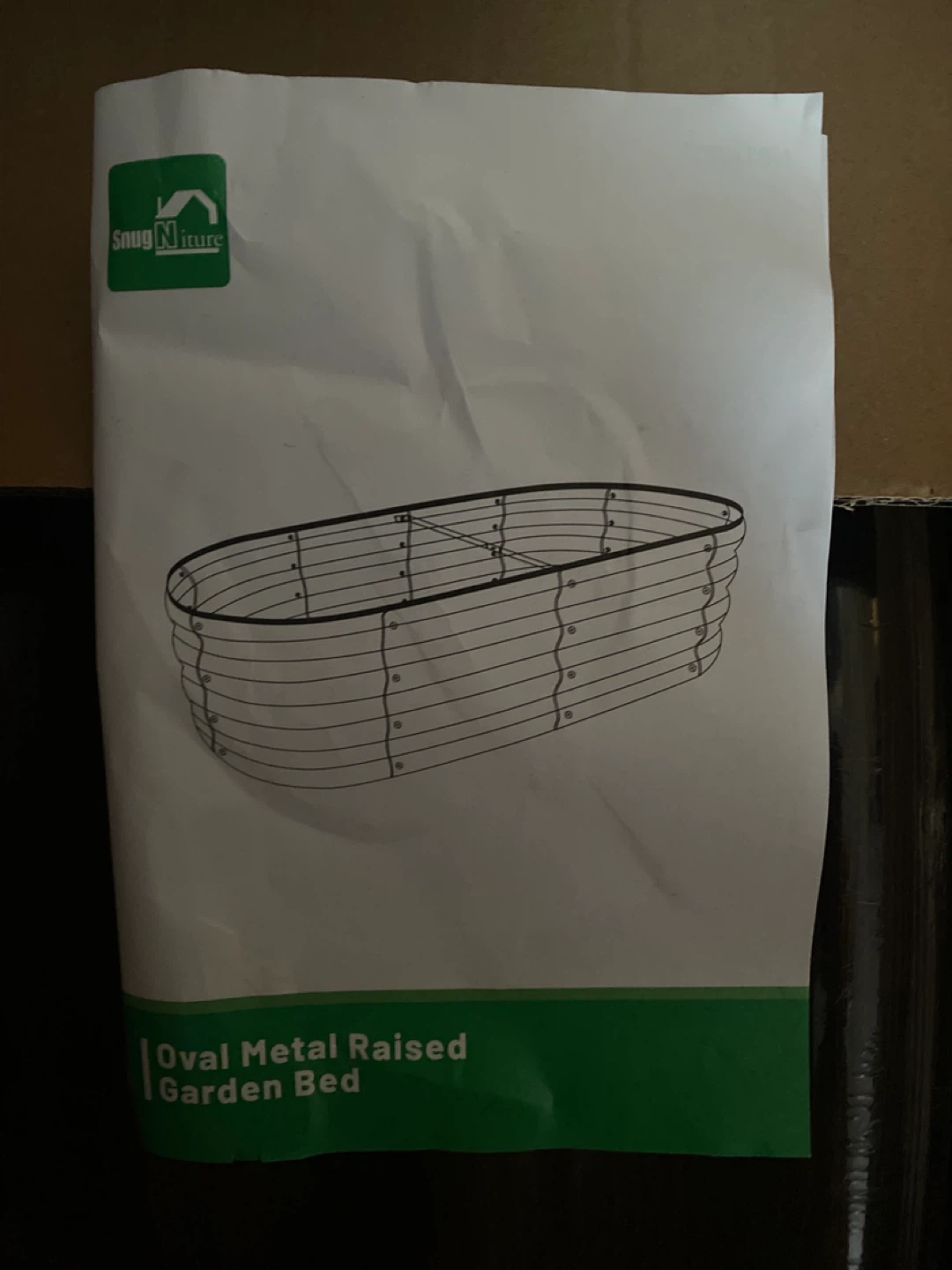 2x - Snug Nature Oval Metal Raised Garden Bed
