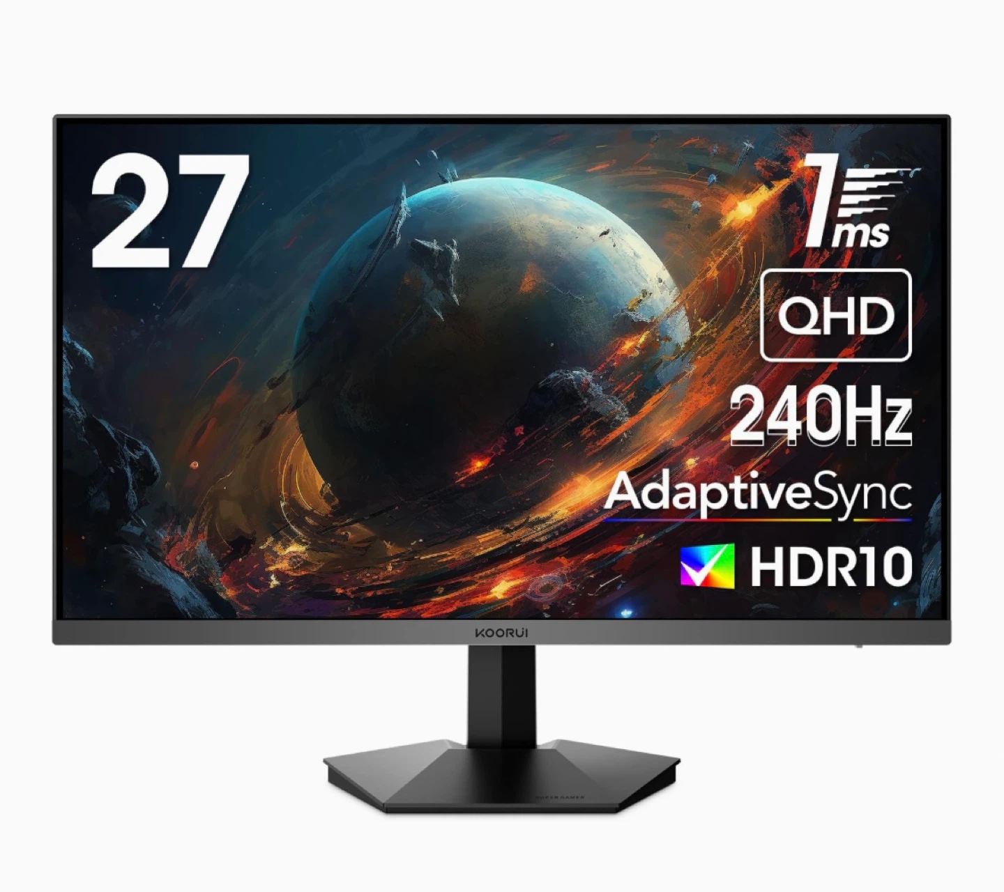 27” 1440p 240hz Gaming Monitor (free smart watch)