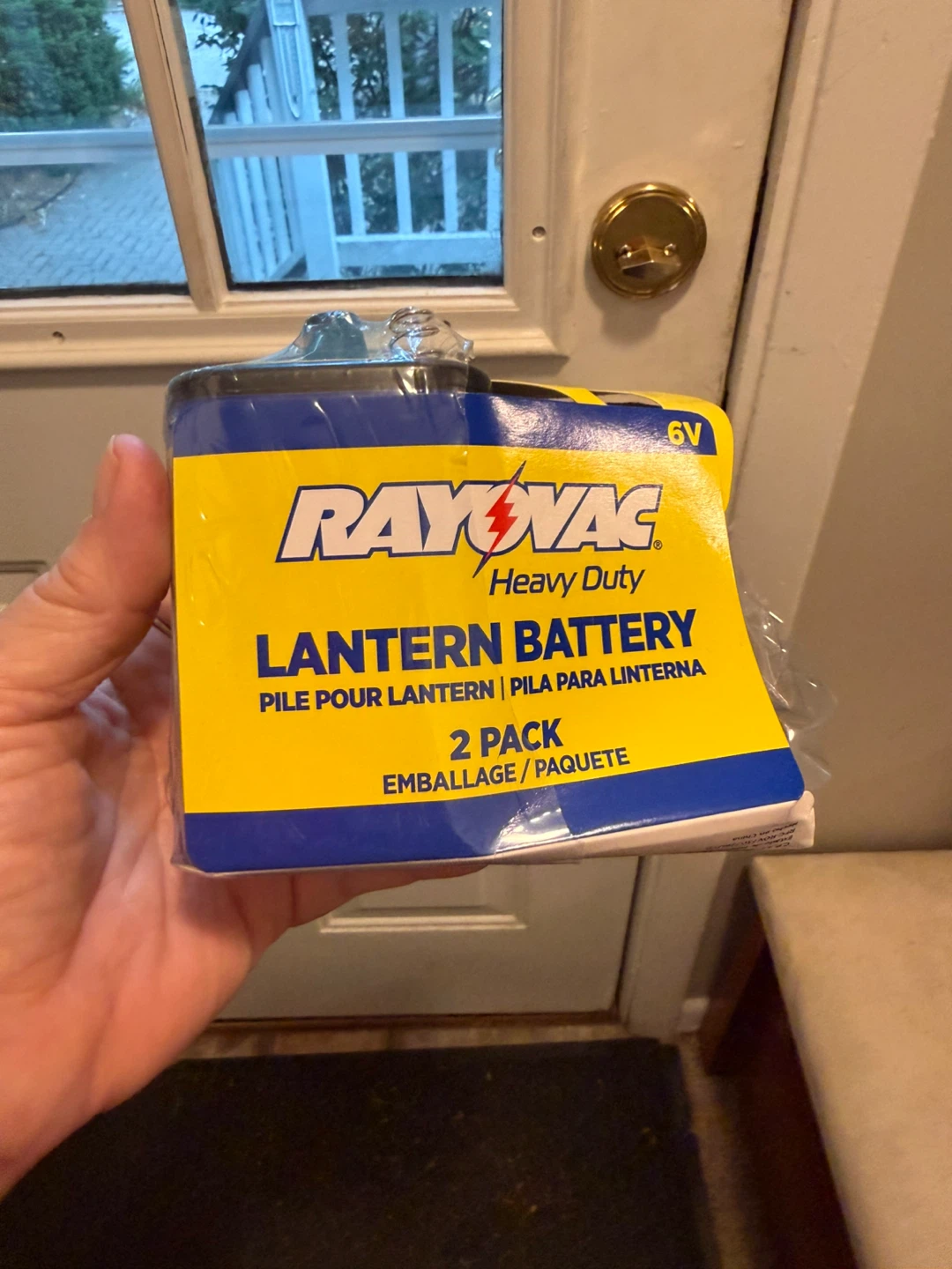 Rayovac Heavy Duty 6V Lantern Battery - 2 Pack