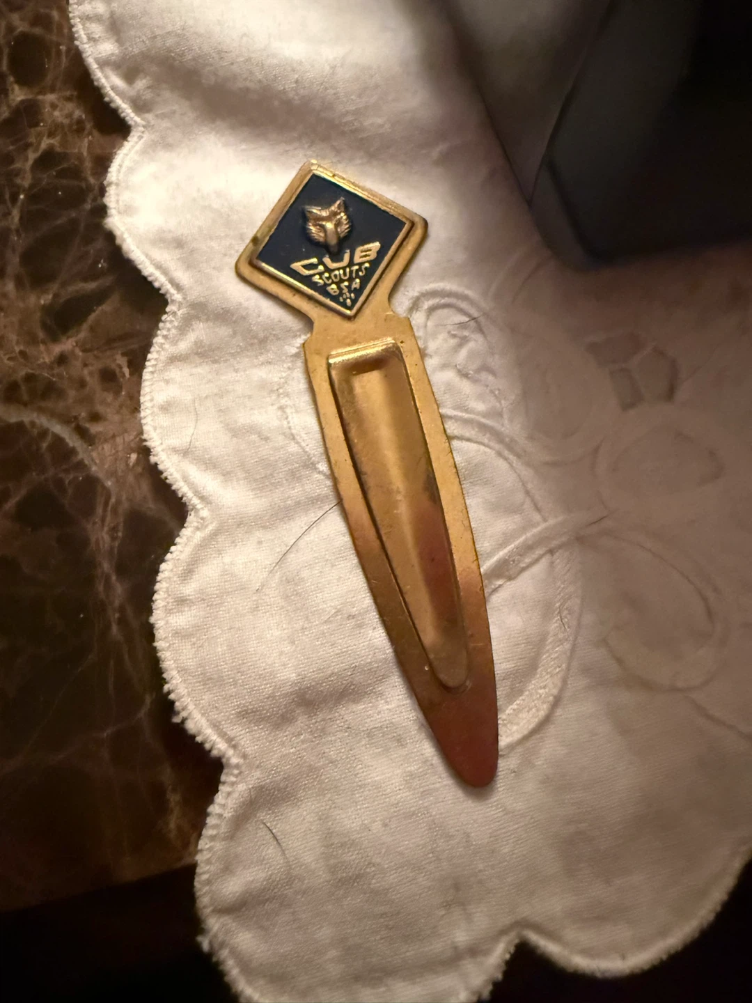 Vintage Cub Scouts BSA Metal Bookmark