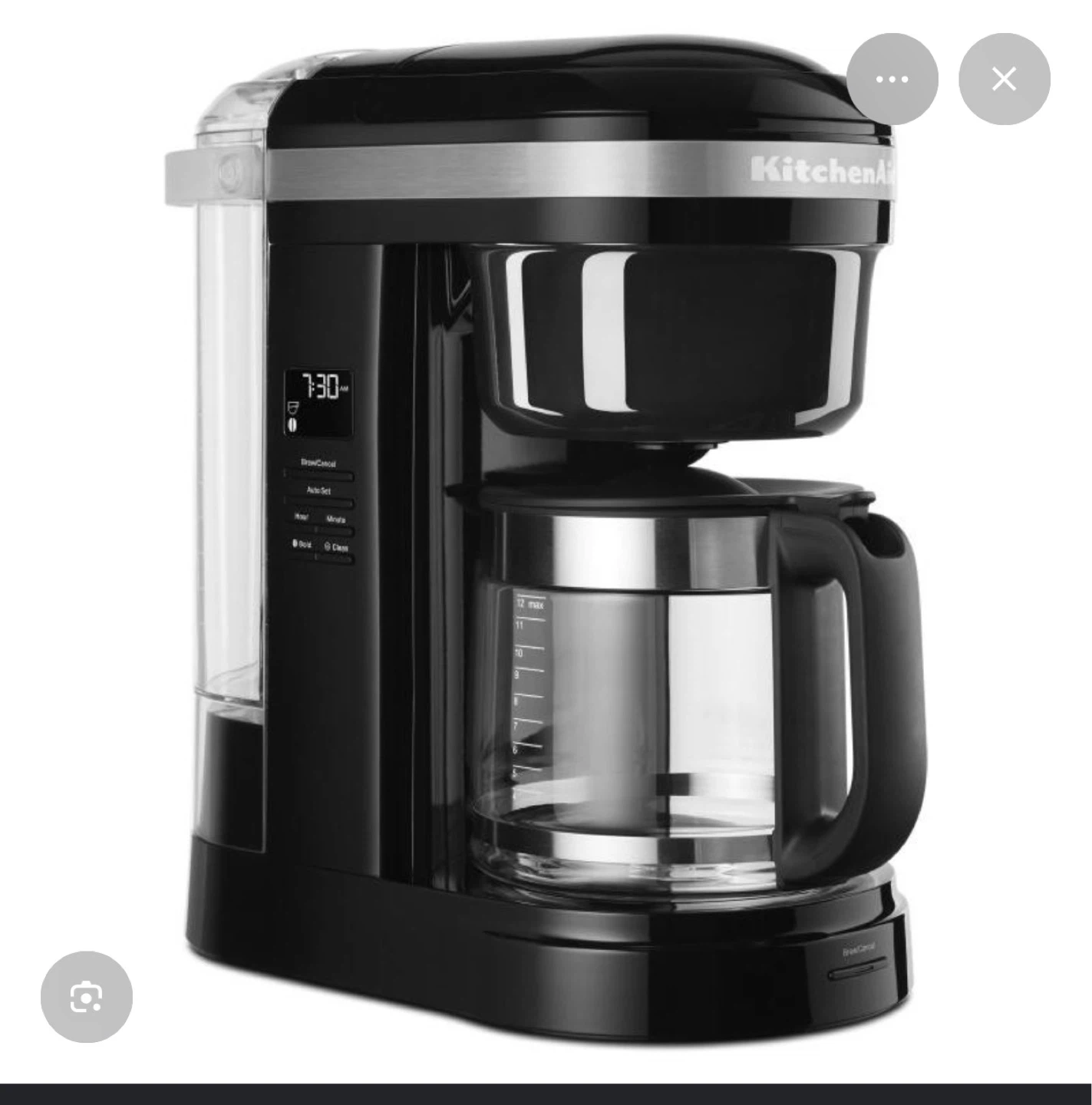 KitchenAid 12 Cup Drip Coffee Maker KCM1208OB