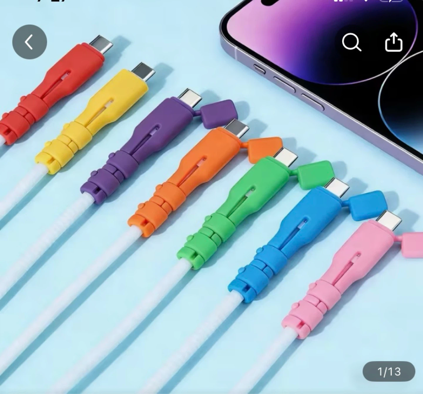 4pcs Data Cable Protective Cover