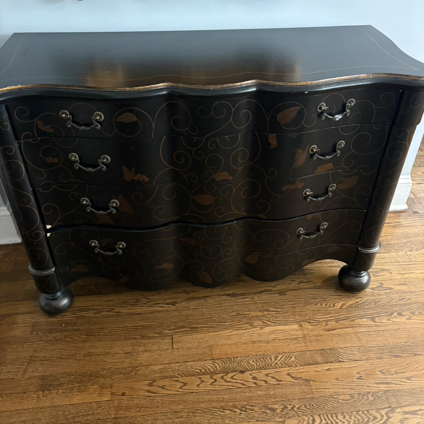 Dark Decorative Chest of Drawers