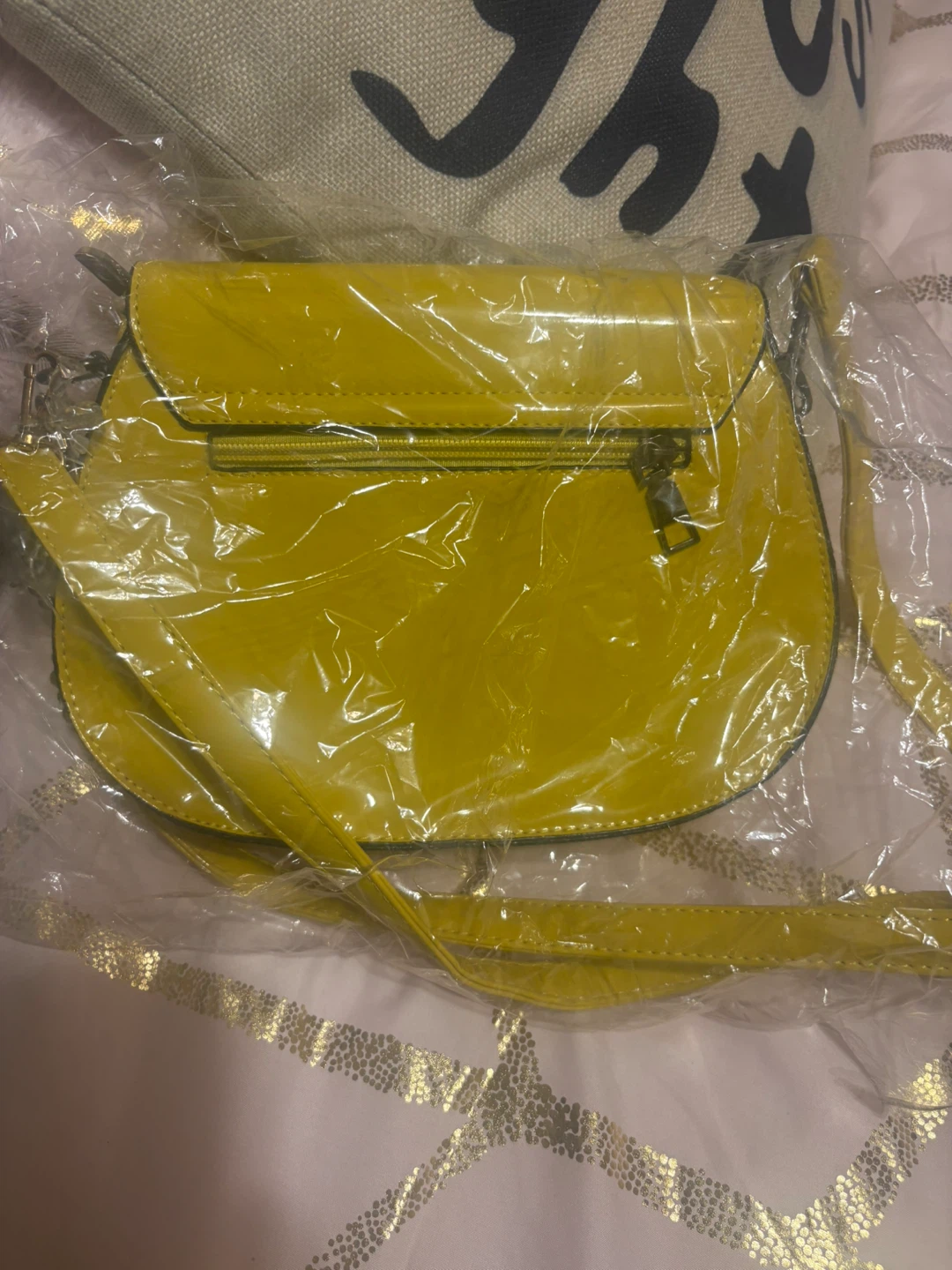 Zara Yellow Heels and Matching Purse Set - photo 2