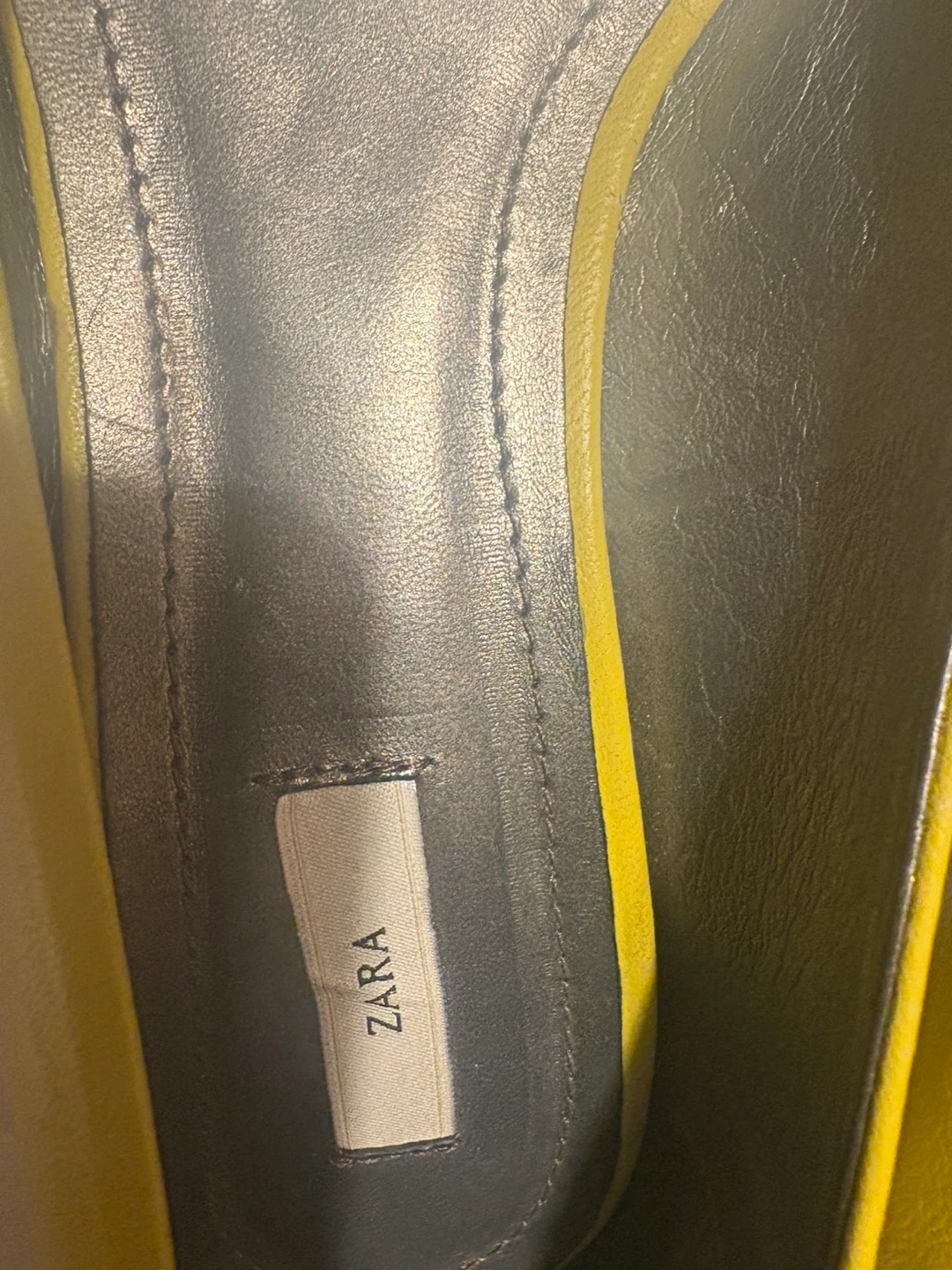 Zara Yellow Heels and Matching Purse Set - photo 5