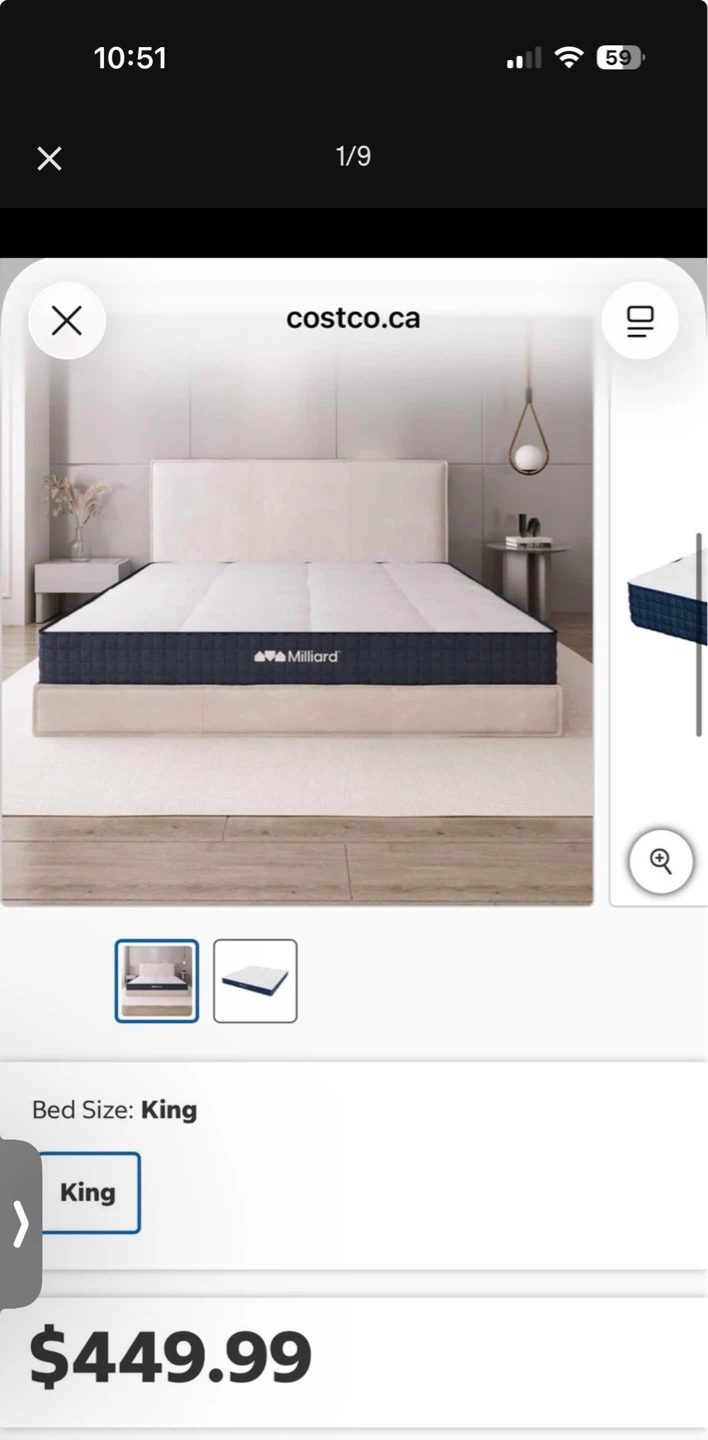 Milliard Classic Memory Foam Mattress King - photo 4