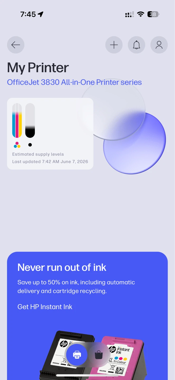 HP OfficeJet 3835 All-in-One Printer - photo 2