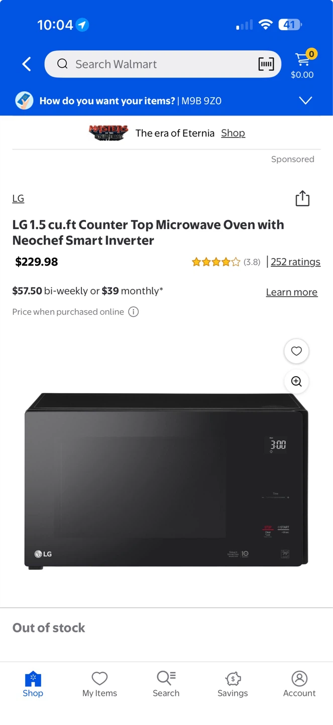 LG smart Inverter Microwave
