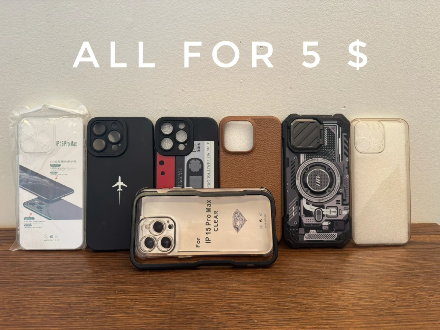 iPhone 15 Pro Max Phone Cases (Lot of 7)