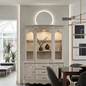 BASSETT Furniture Hutch with Glass Door